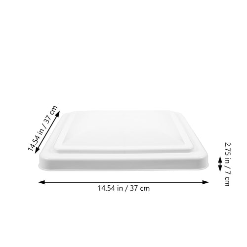 14-inch White RV Roof Vent Cover C99517