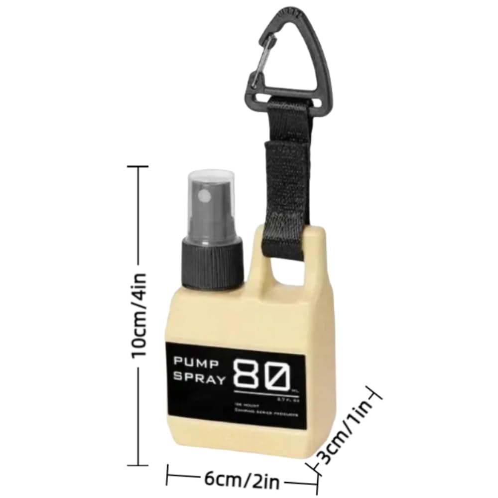 80ml Refillable Leak-Proof Plastic Spray Bottle G4606