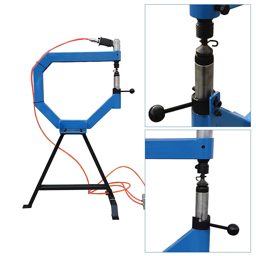 4" Throat Pneumatic Planishing Hammer with Cast Iron Stand N106676