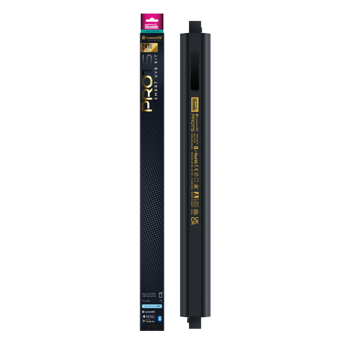24" 24 Watts 14% UVB Reptile Light Fixture Kit U157
