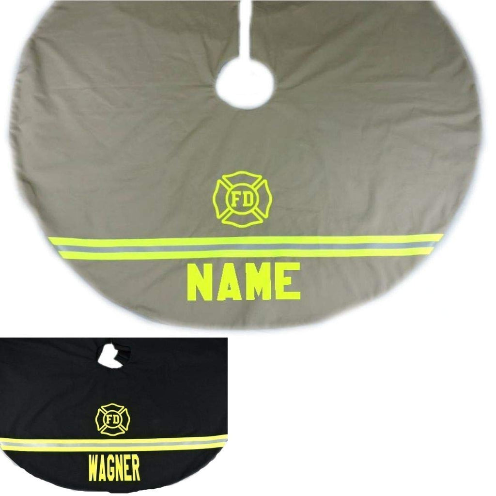 Firefighter Christmas Tree Skirt J137444