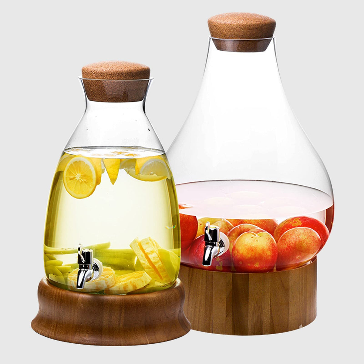 Glass Water Carafe with Faucet 6L L492