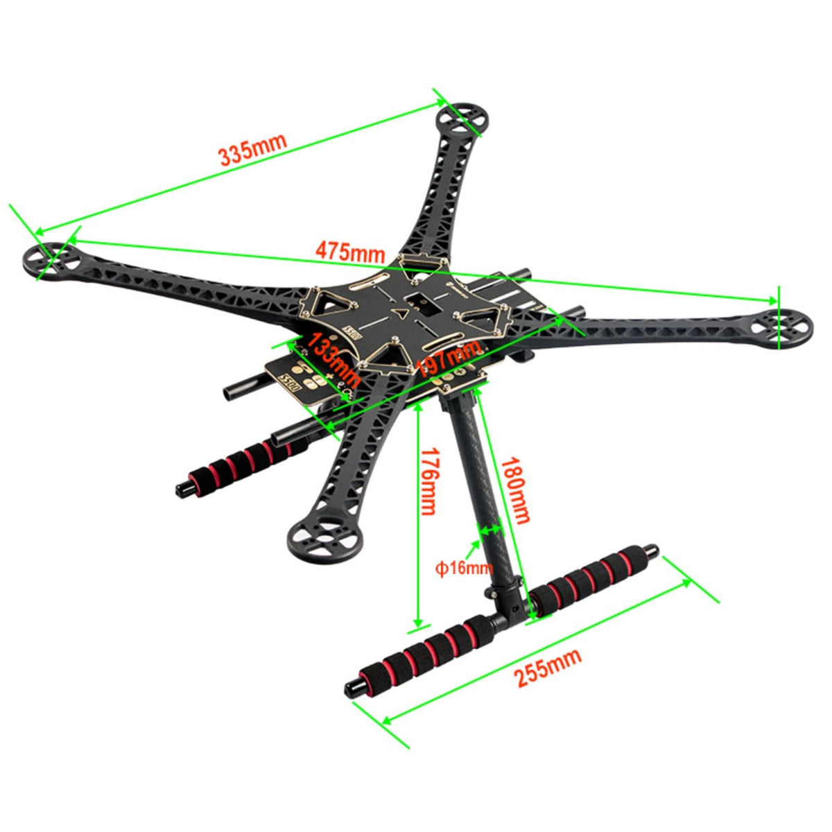 500mm Carbon Fiber Drone Frame Kit U645