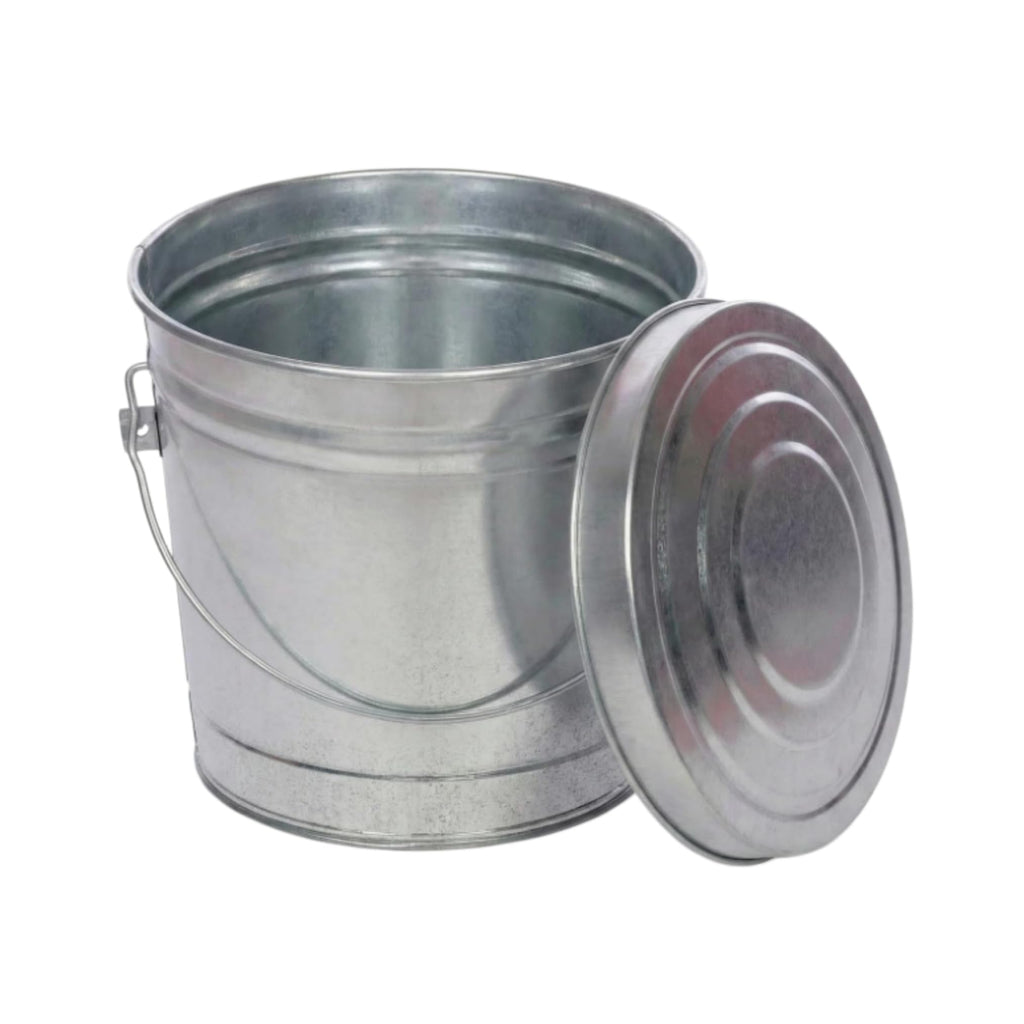 6 Gallon Galvanized Steel Locking Lid Storage Can G58218