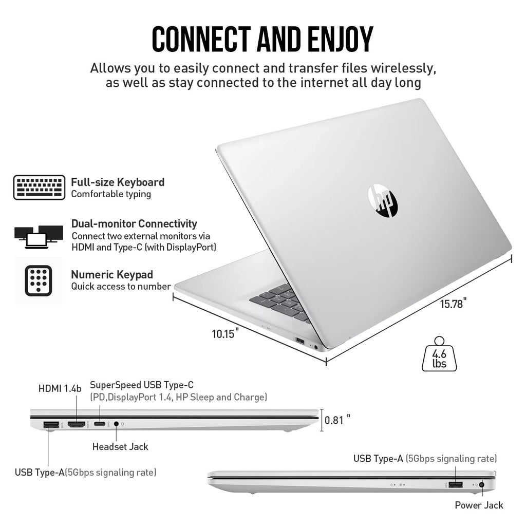 17 Inch Intel Core 7 Windows 11 Pro Laptop D35882