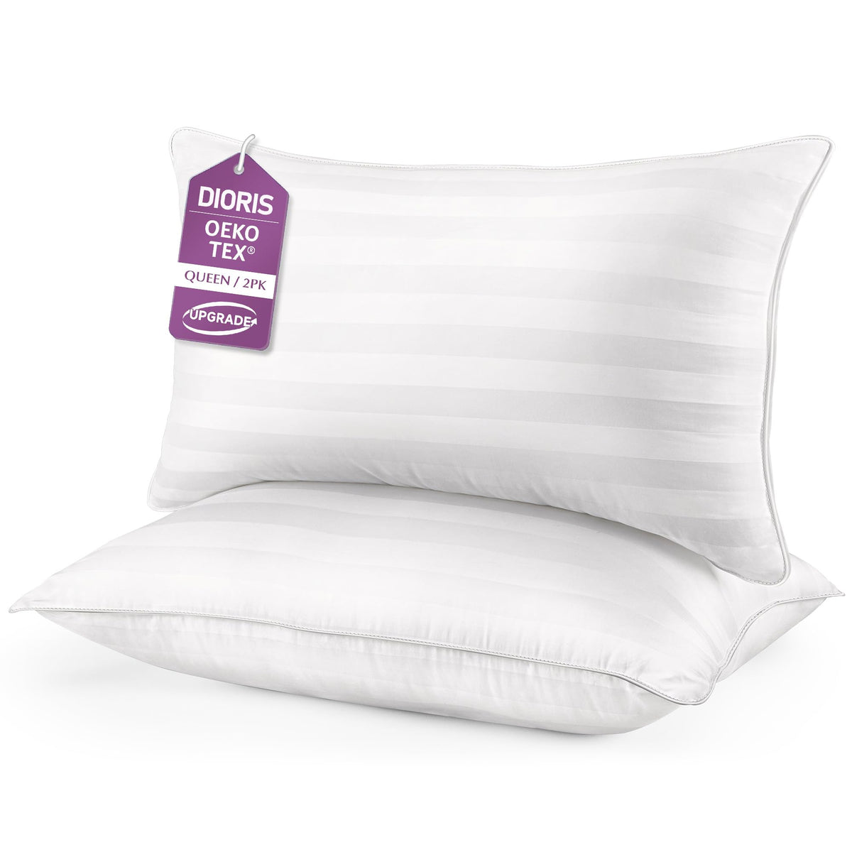 King Size Set of 2 Bed Pillows Z4033