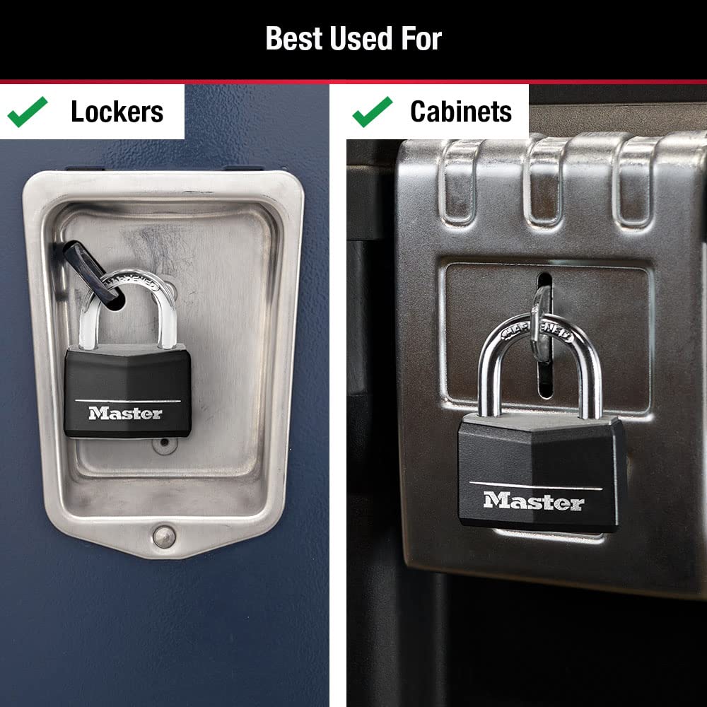 Black 4 Pack Covered Aluminum Keyed Padlock T924444