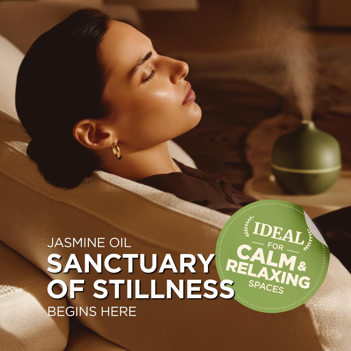 Jasmine and Rose Essential Oils Set 4 Fl Oz F50242