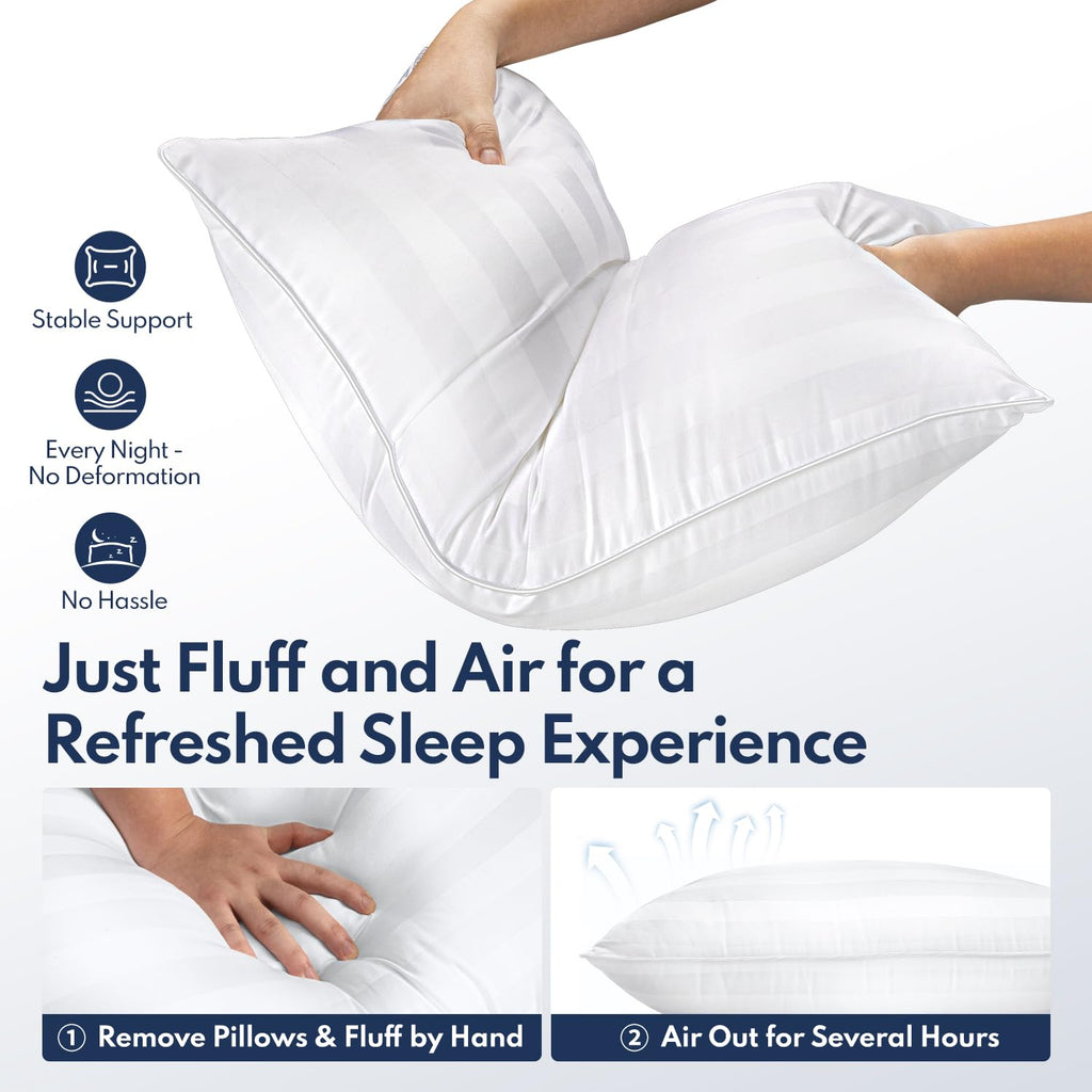King Size Set of 2 Bed Pillows Z4033