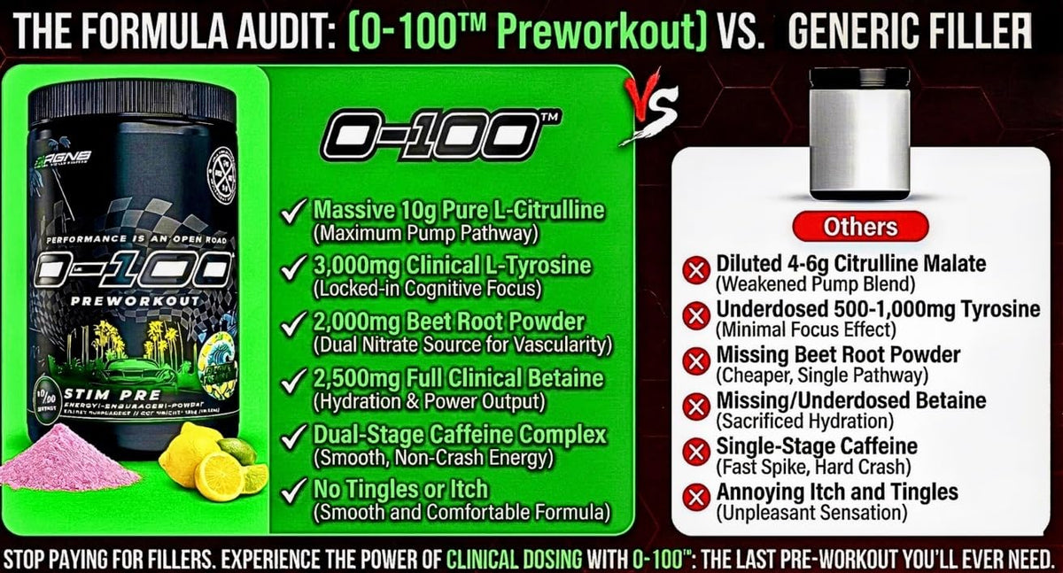 Citrus Tsunami Pre Workout Powder 40/20 Servings V455