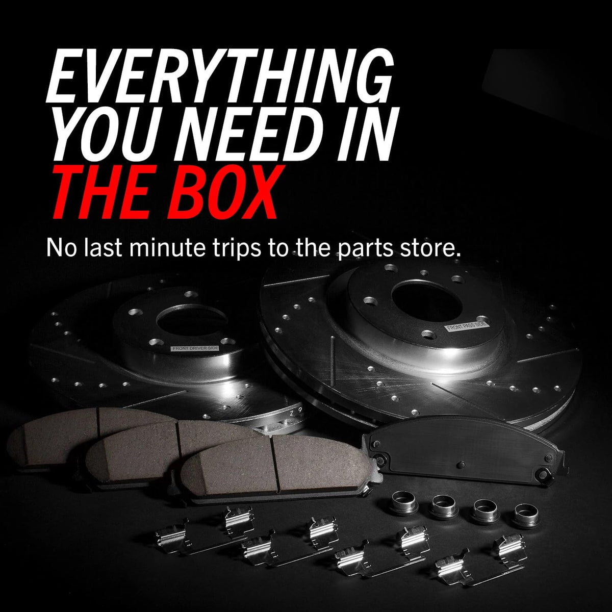 Brake Pad & Rotor Kit Front & Rear S5190