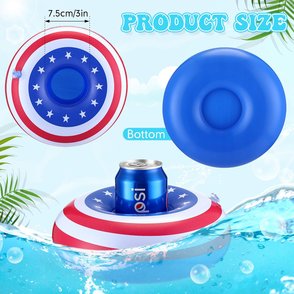 120 Pack Inflatable Drink Holder Pool Floats M377831
