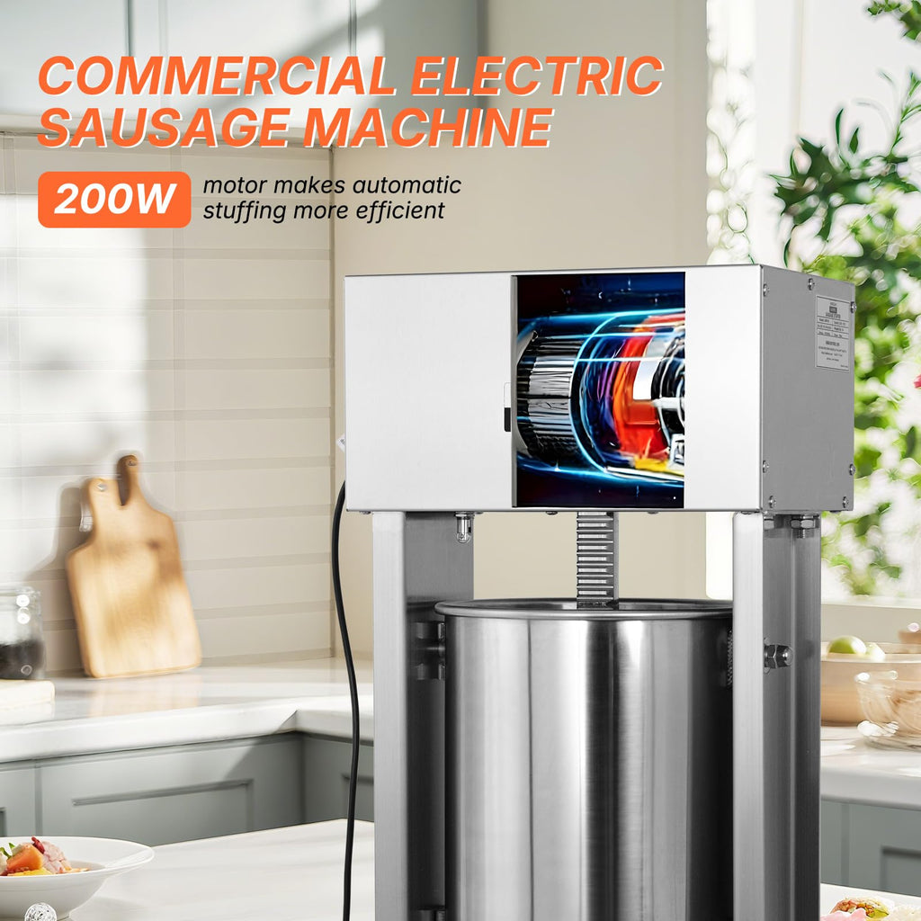 15L Stainless Steel Electric Sausage Stuffer C894