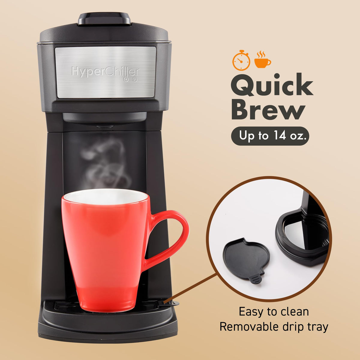 Black Iced Hot Coffee Maker H993415