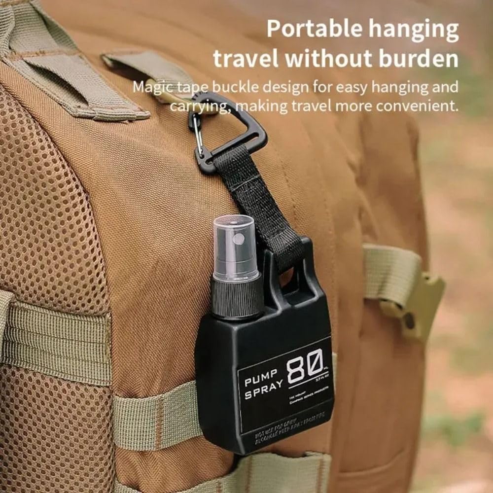 80ml Refillable Leak-Proof Plastic Spray Bottle G4606