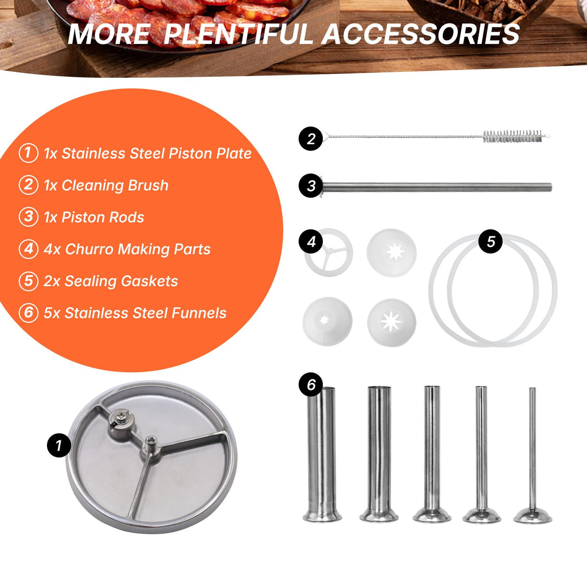 15L Stainless Steel Electric Sausage Stuffer C894