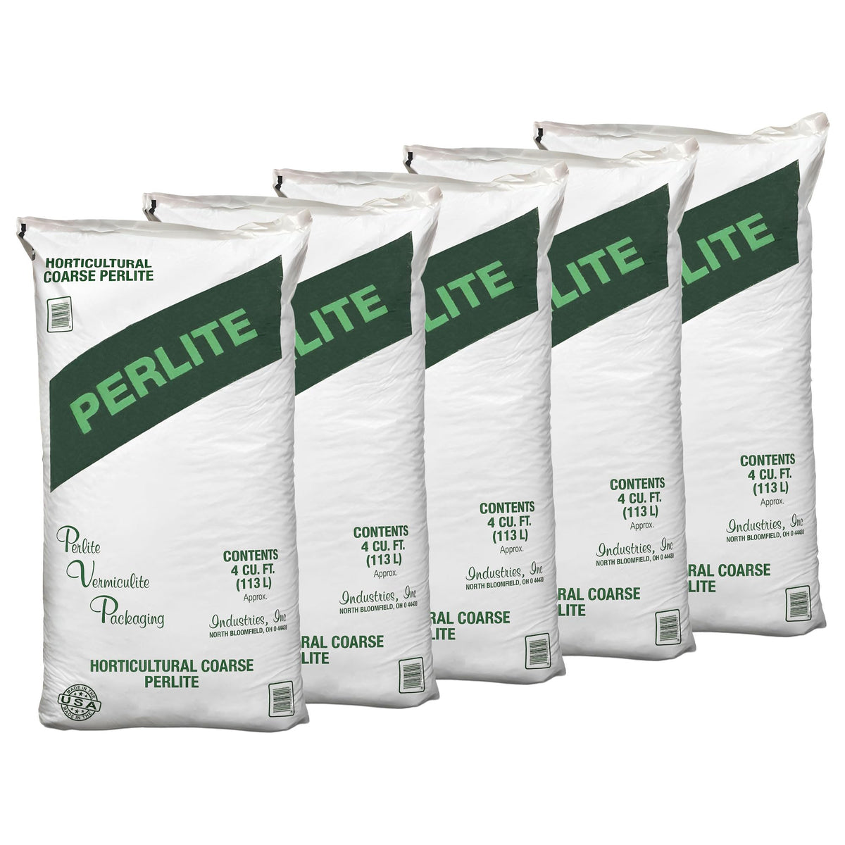 5 Pack Organic Coarse Perlite Planting Soil Additive W443