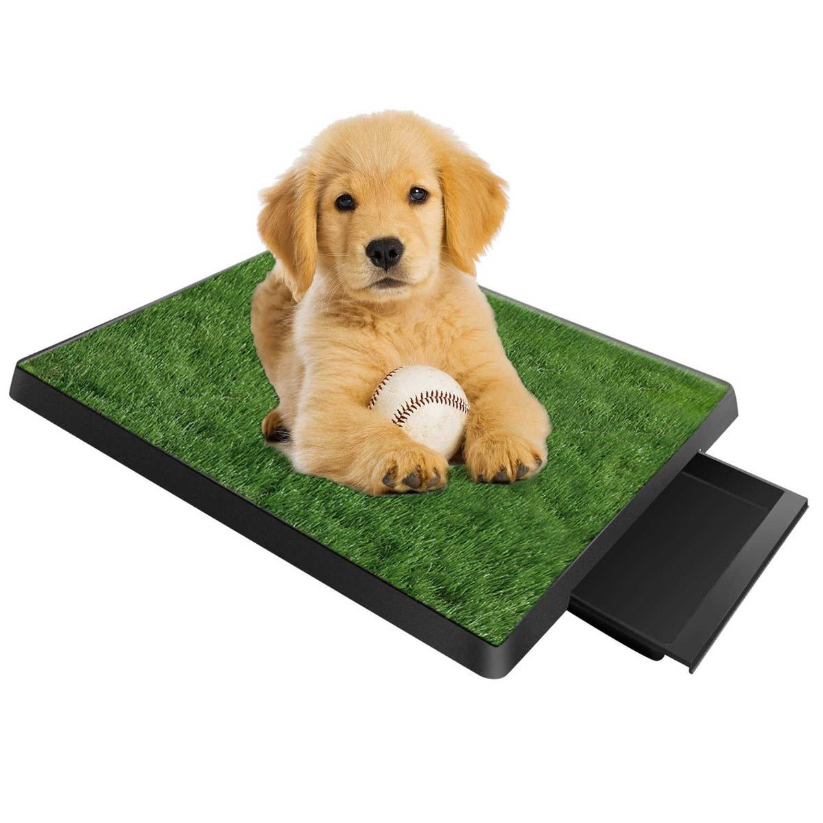 Dog Grass Pad with Tray 25”x 20” Artificial Grass L4485