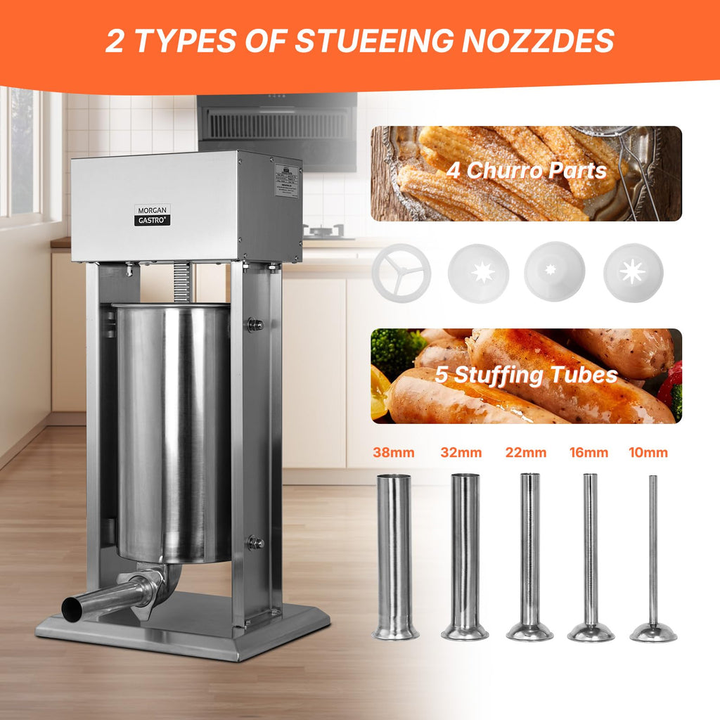 15L Stainless Steel Electric Sausage Stuffer C894