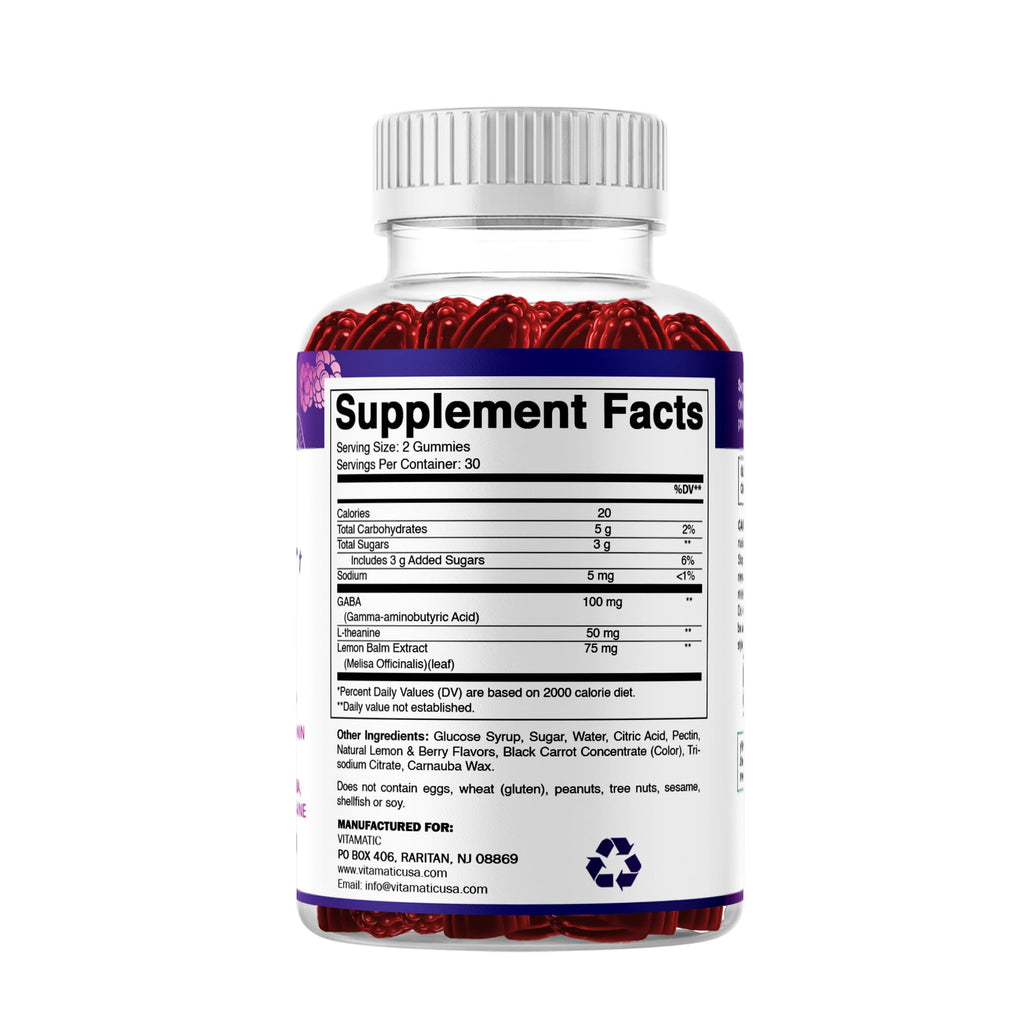 Lemon & Mixed Berry Flavor 60 Gummies Vegan Non-GMO Gluten-Free I909162