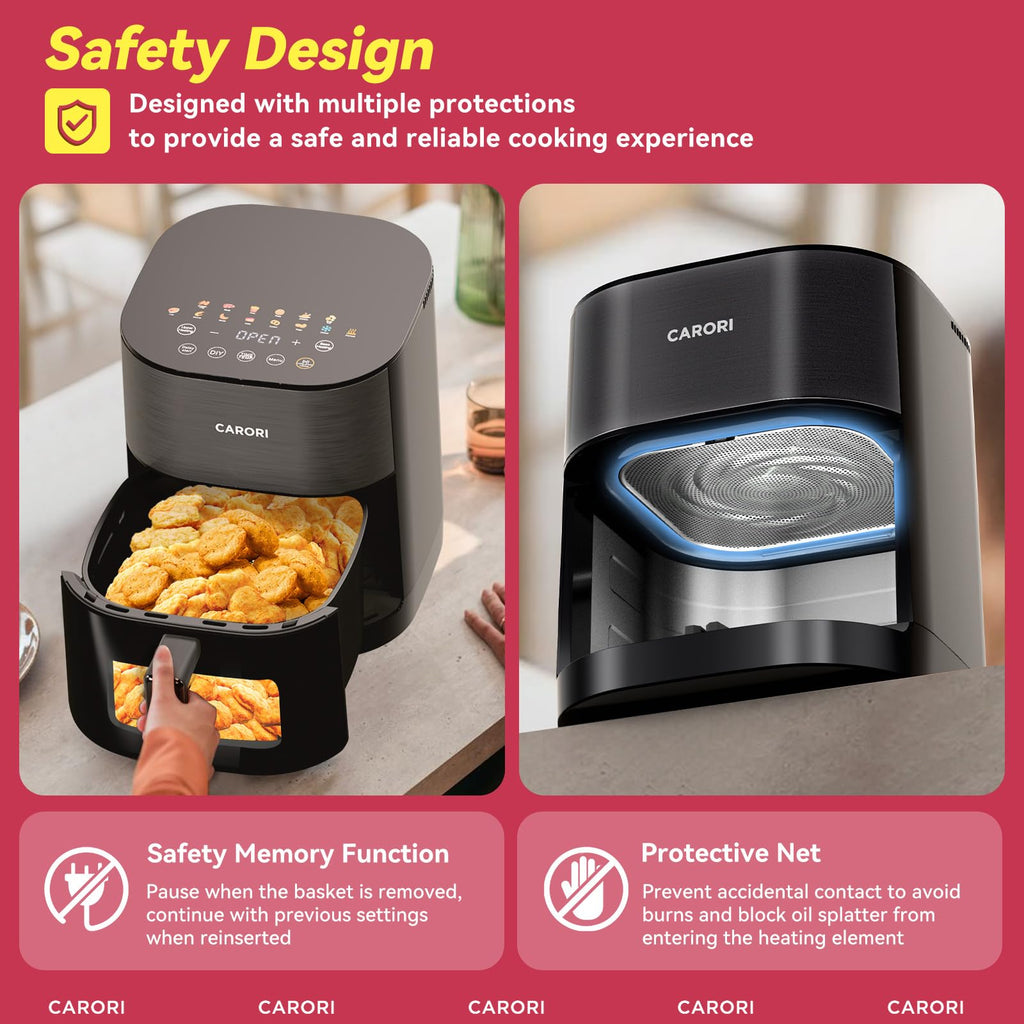 14-in-1 6Qt Air Fryer with Viewing Window S75586
