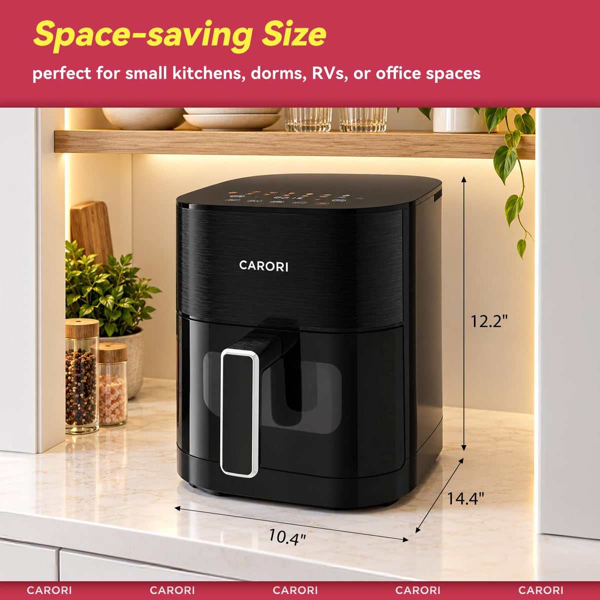 14-in-1 6Qt Air Fryer with Viewing Window S75586