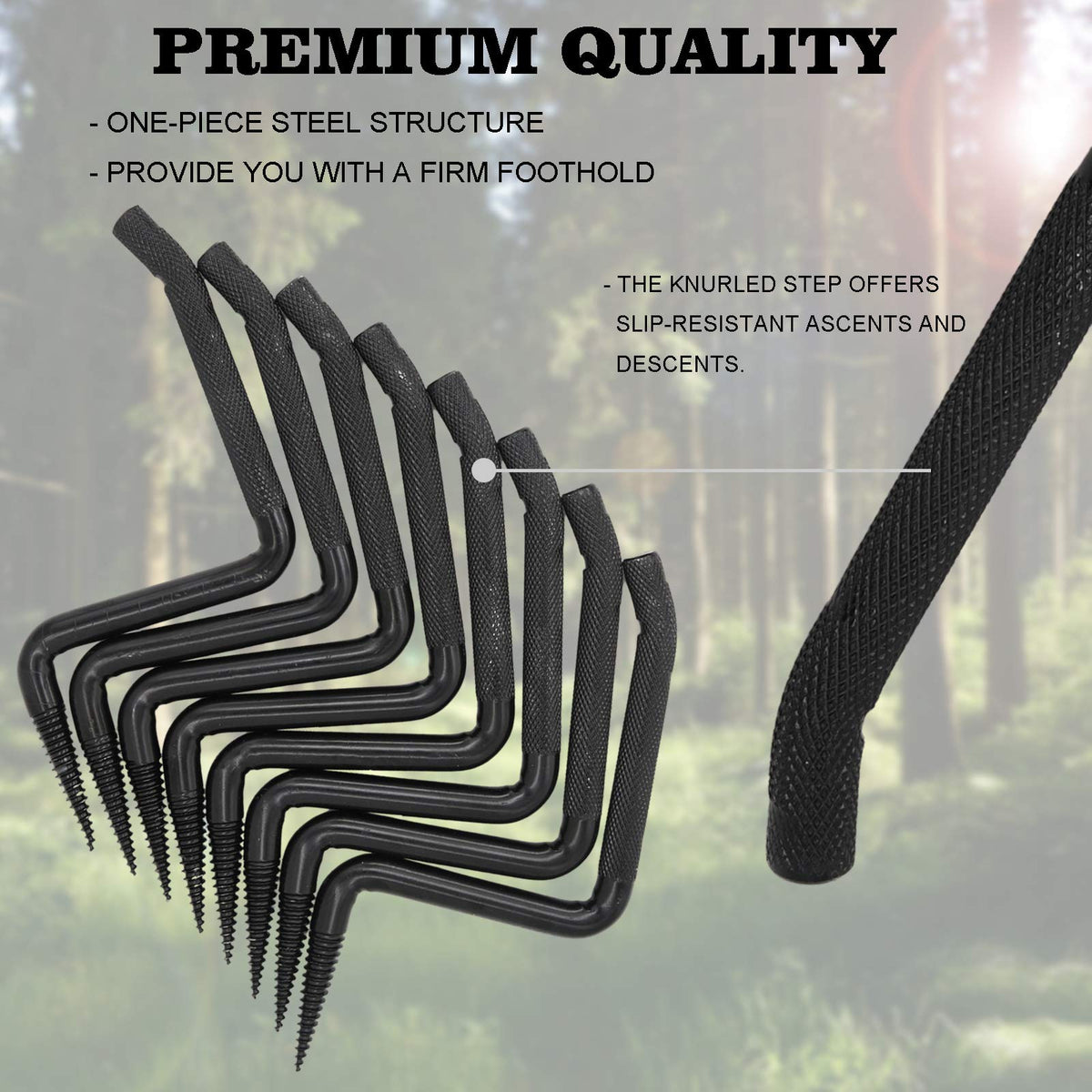 4 inch Screw-in Tree Steps 8Pack G27642