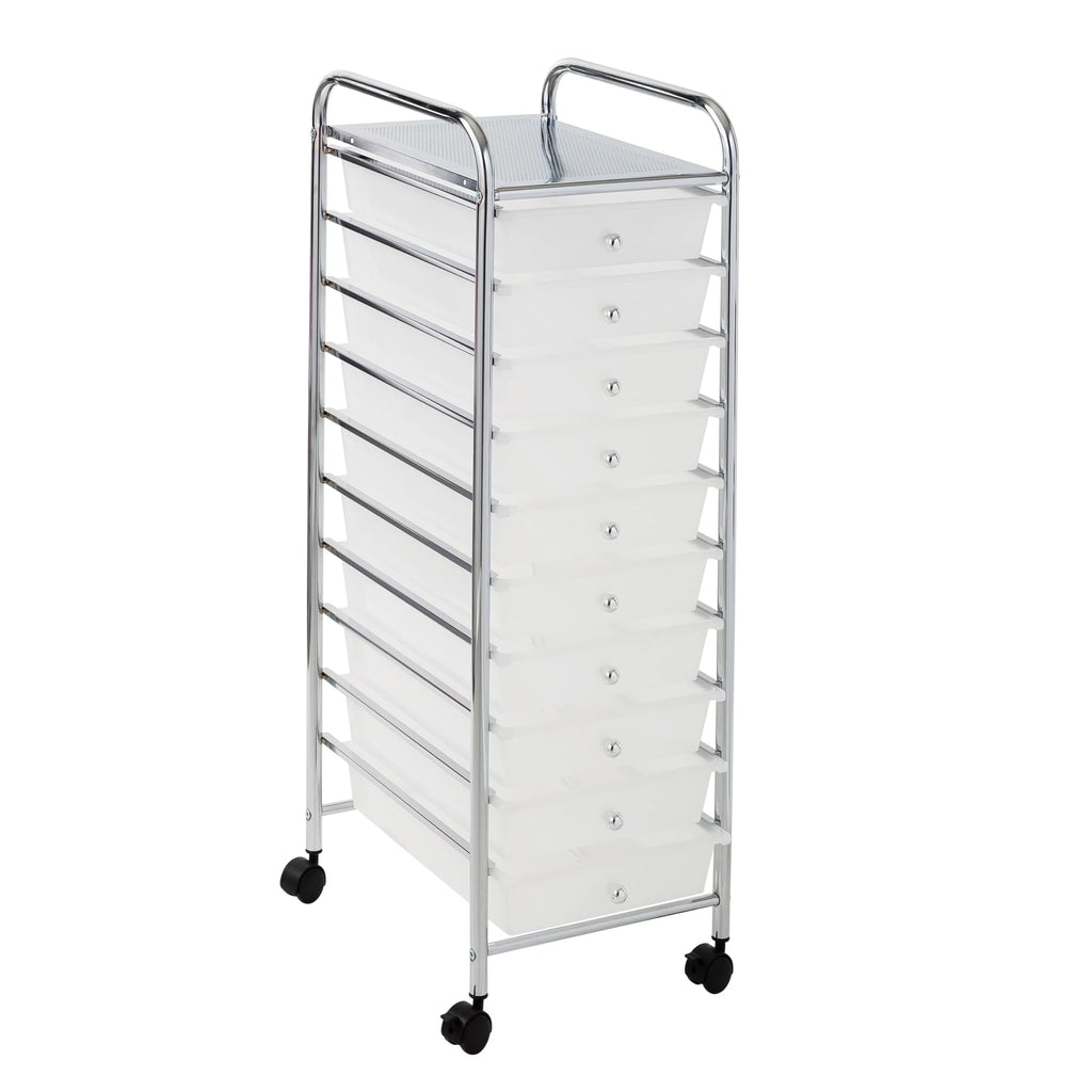 10 Drawer Rolling Storage Cart O7583