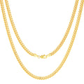 18k Yellow Gold Cuban Link Chain Necklace Q933229