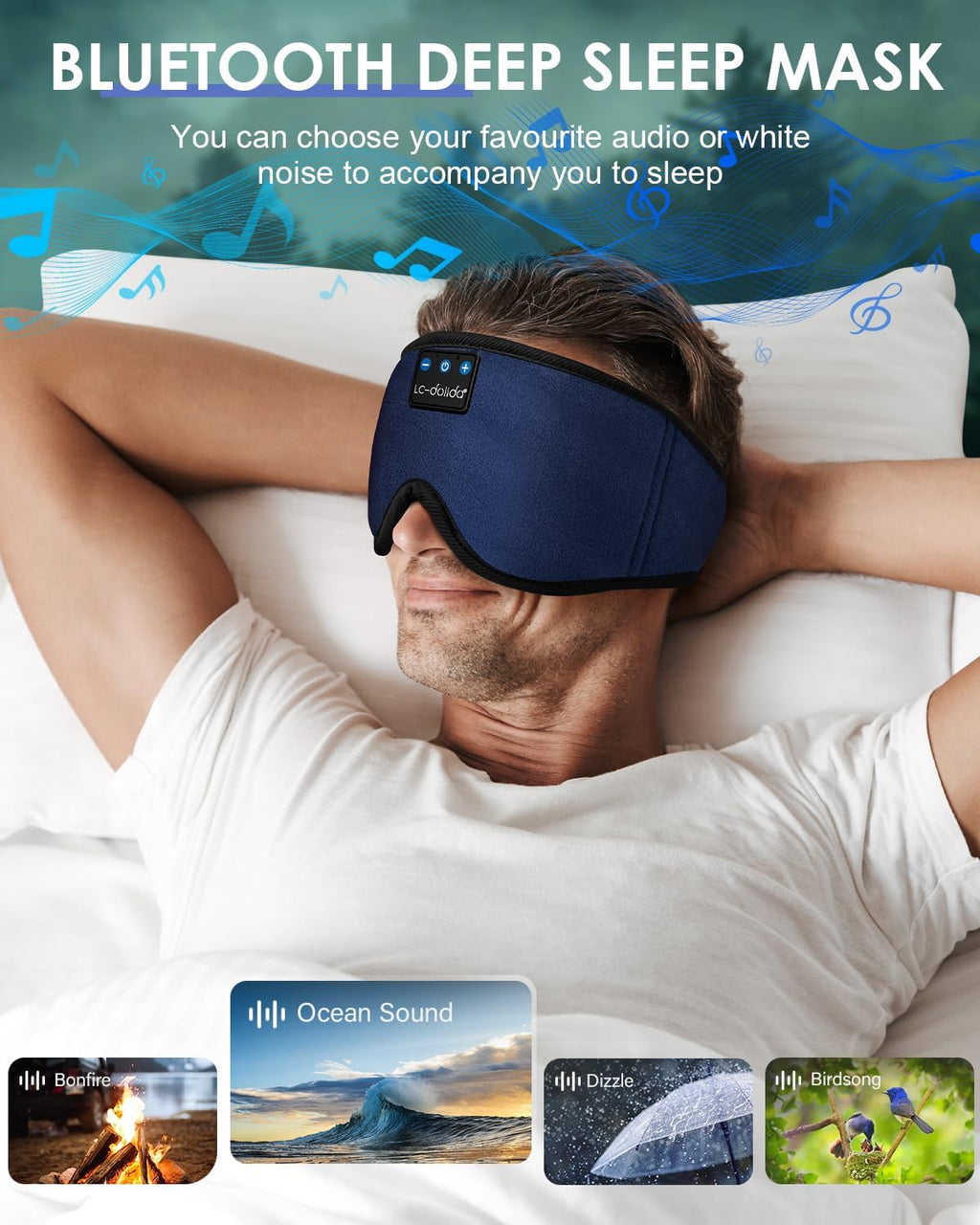 Sleep Mask with Bluetooth Headphones N112