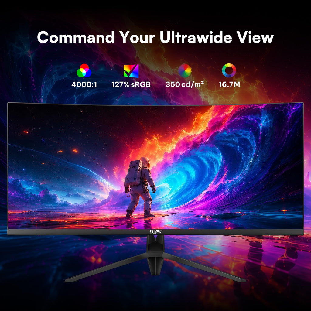 34 Inch Ultrawide Curved Gaming Monitor WQHD 165Hz 1500R B642