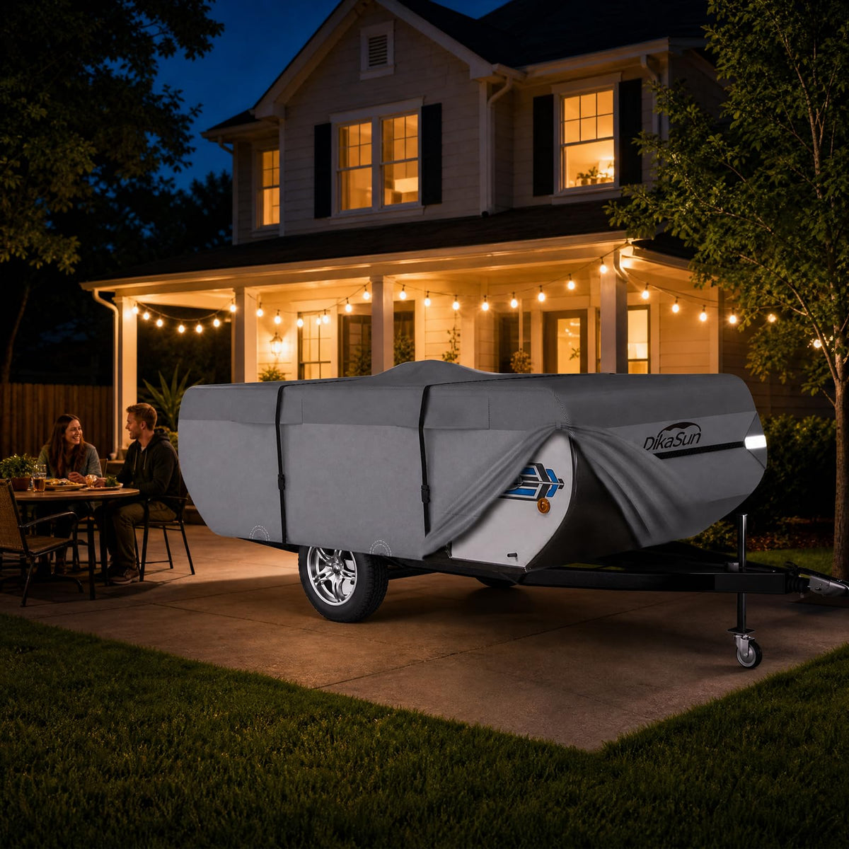 12'-14' Waterproof Pop-up Camper Cover U93669