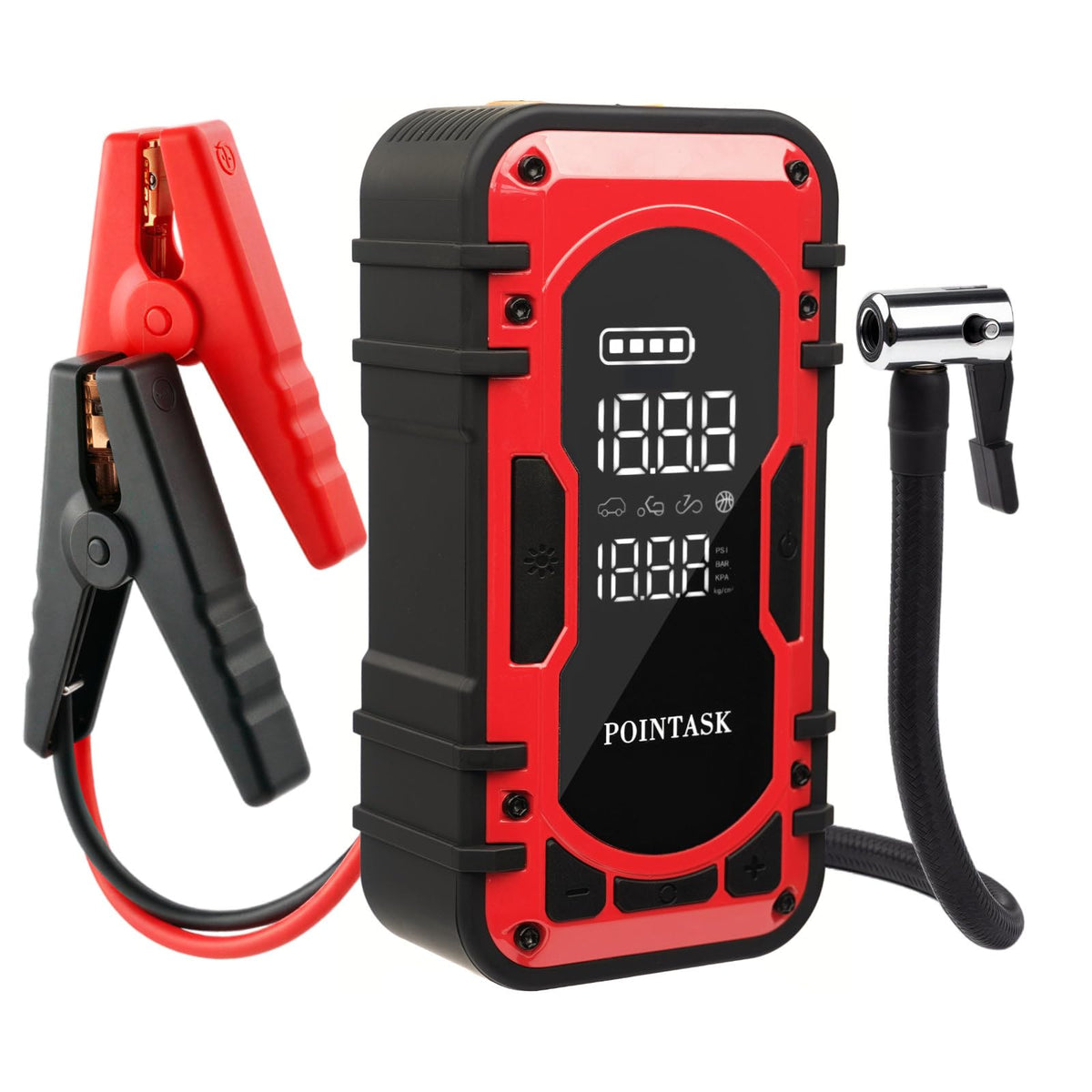 12V Portable Car Jump Starter with Air Compressor Q16348
