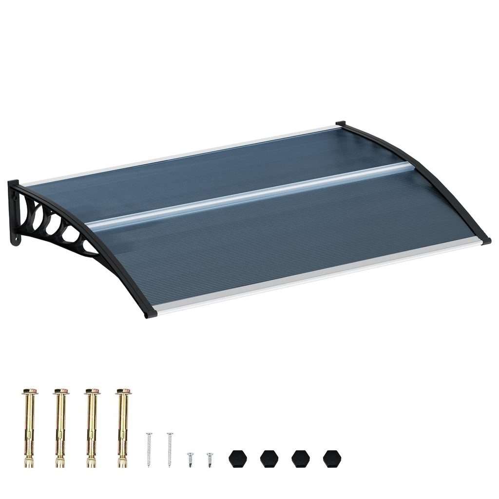 58.5x35 Inch Polycarbonate Patio Awning R545105