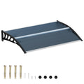 58.5x35 Inch Polycarbonate Patio Awning R545105