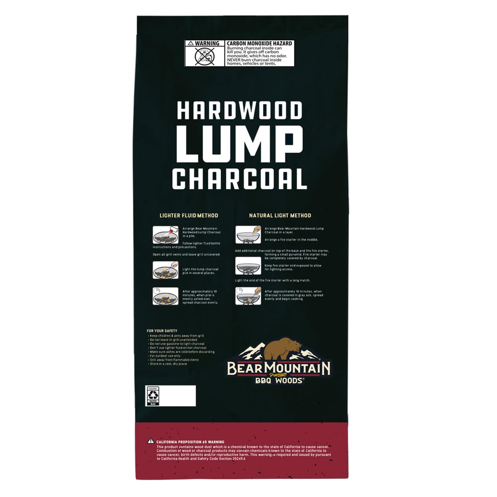 2 Pack Hardwood Lump Charcoal 8.8 Pounds F184247