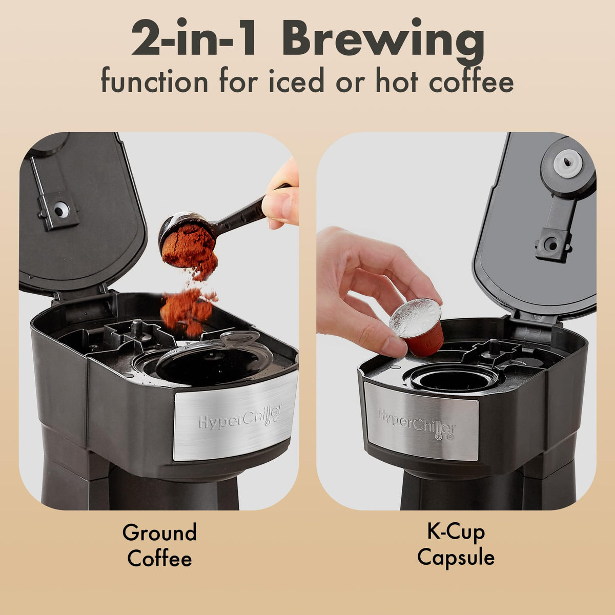 Black Iced Hot Coffee Maker H993415