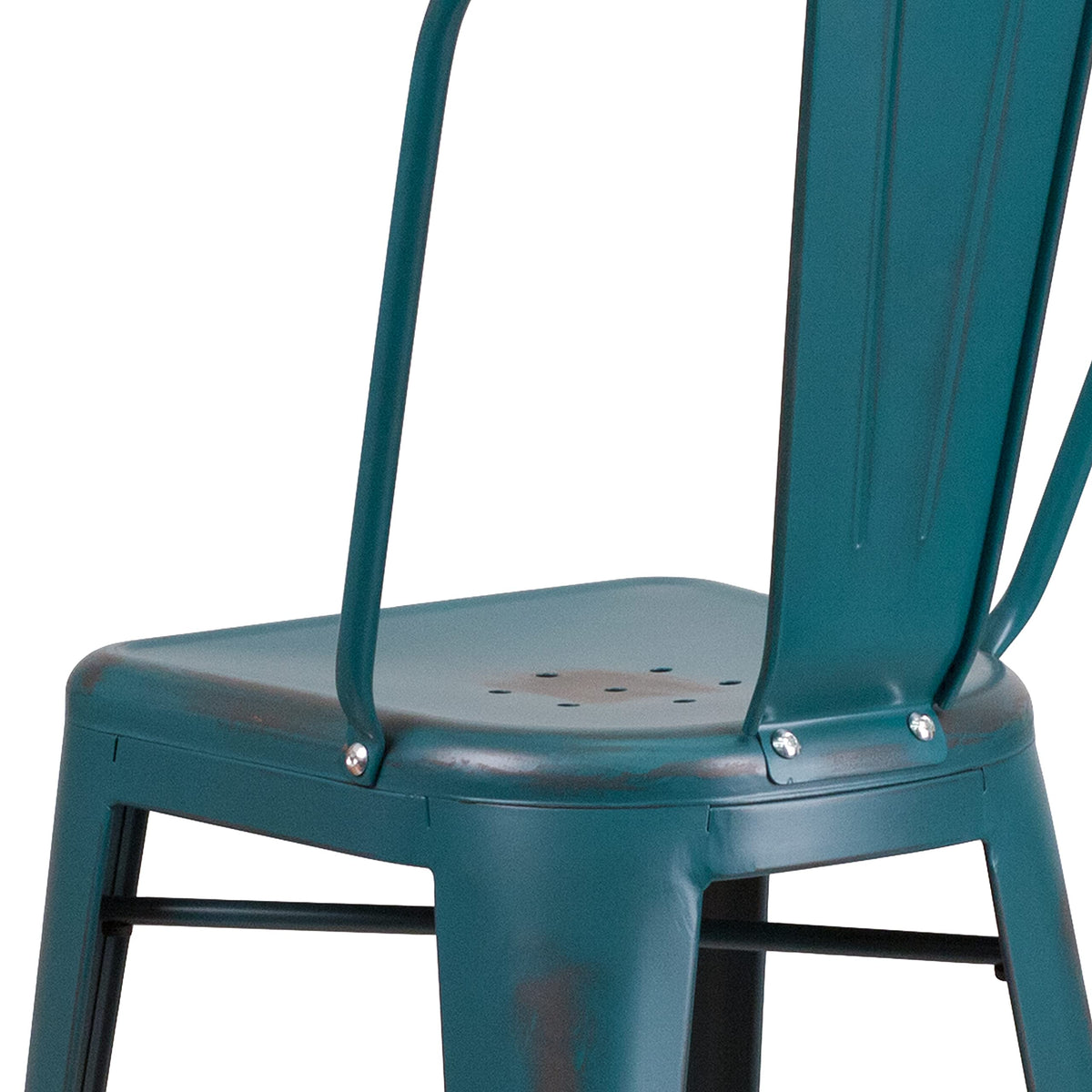 30" Metal Counter Stool with Footrest G823236