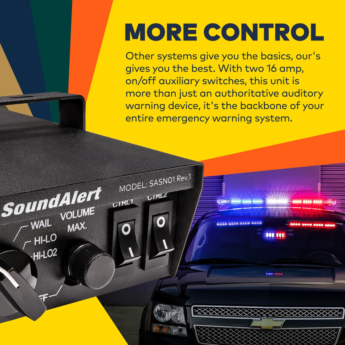 12V 100W Police Siren PA System Kit with Speaker and PTT Mic C940