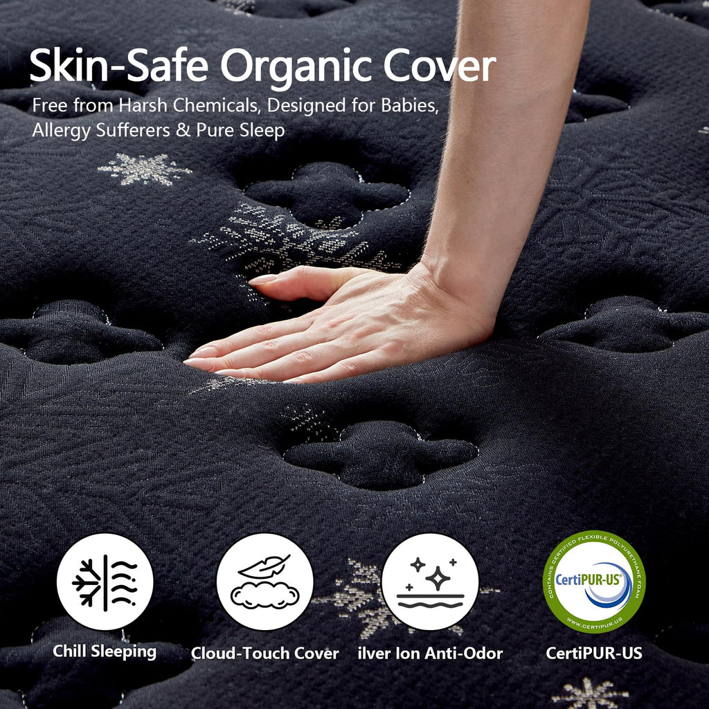 12 Inch Full Hybrid Mattress with Pocket Springs & Cooling Memory Foam C523673