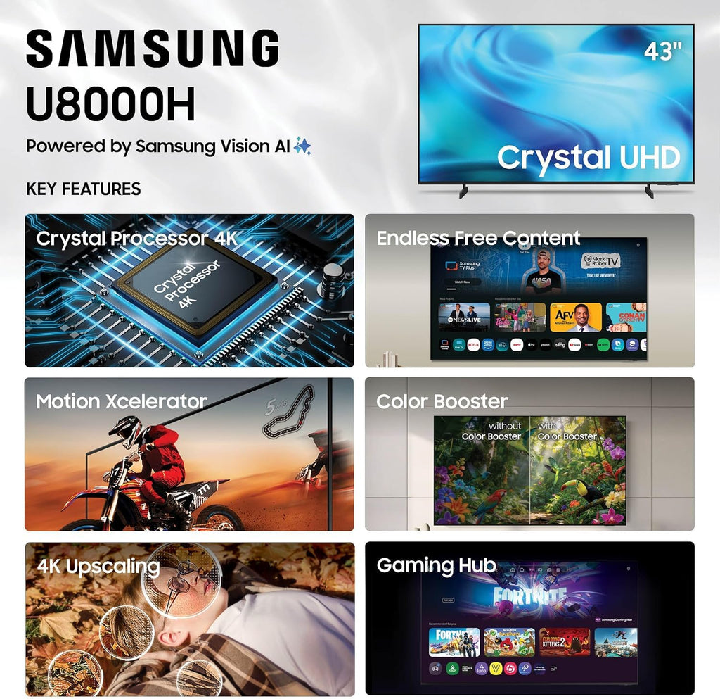 43" 4K Ultra HD Smart TV U261