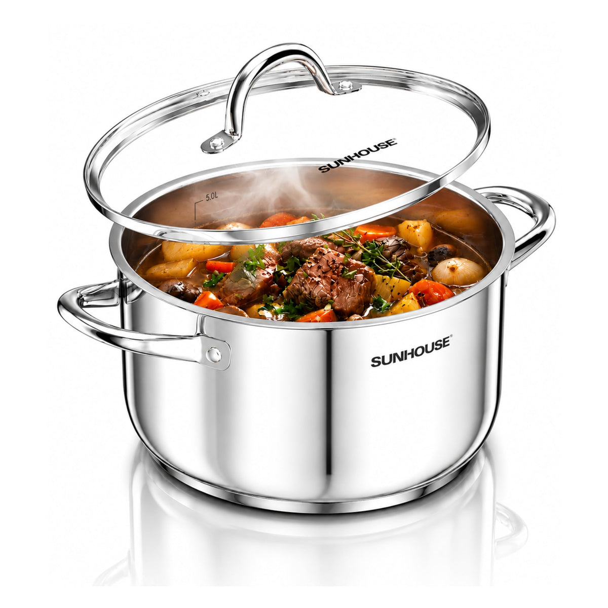 7 QT Stock Pot with Lid Y376