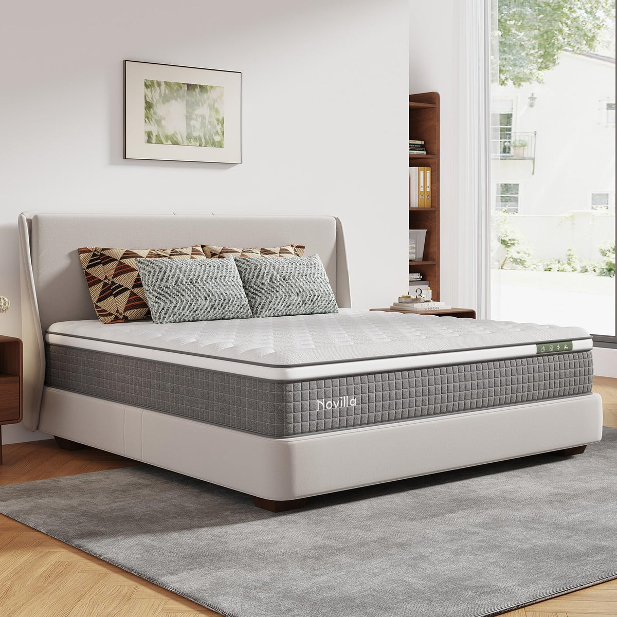12 Inch Full Size Hybrid Gel Memory Foam Mattress W7879