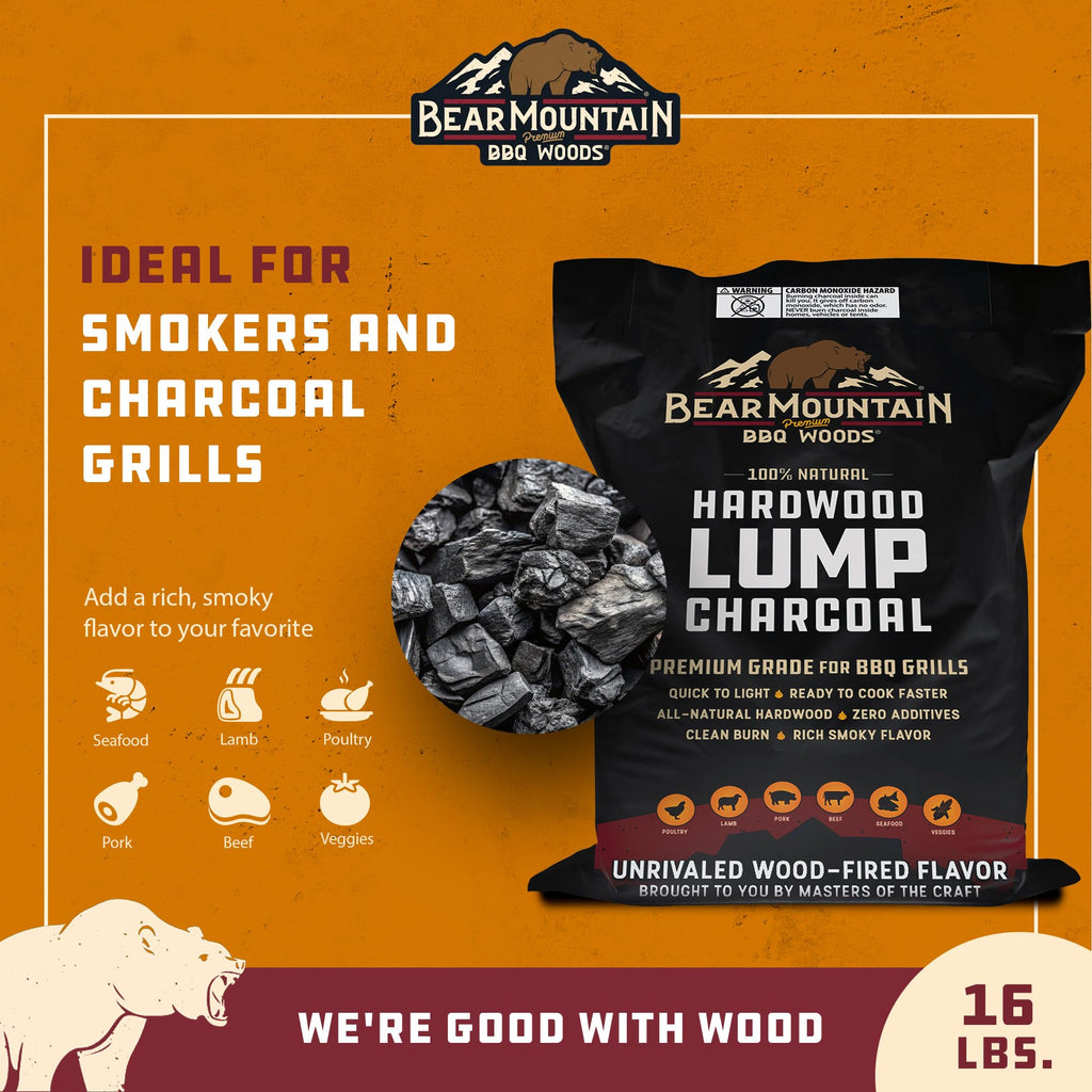 2 Pack Hardwood Lump Charcoal 8.8 Pounds F184247