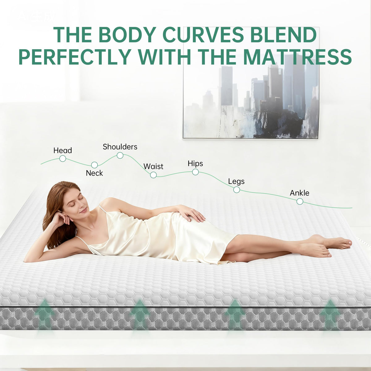5 Inch Gel Memory Foam Twin Mattress Z202