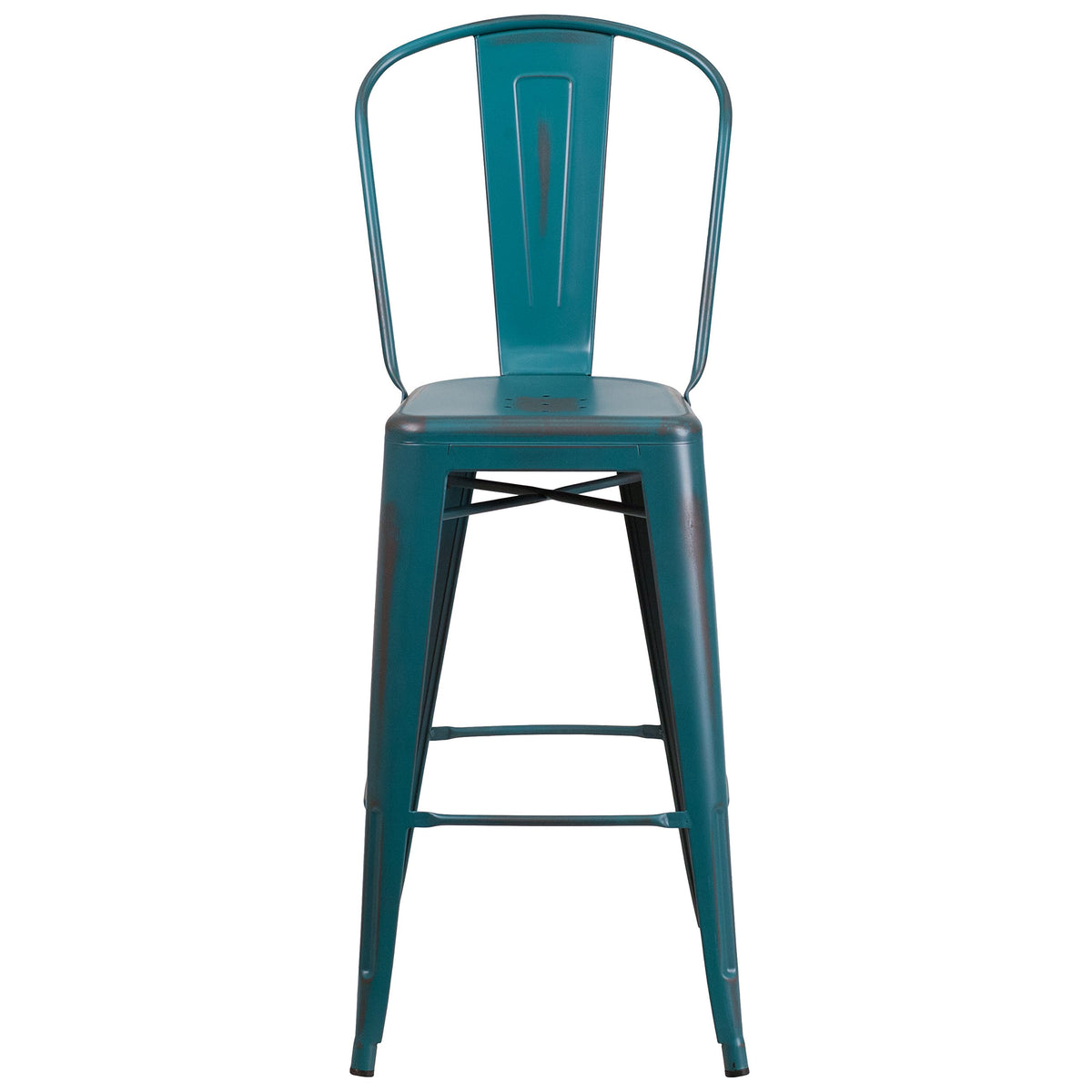 30" Metal Counter Stool with Footrest G823236