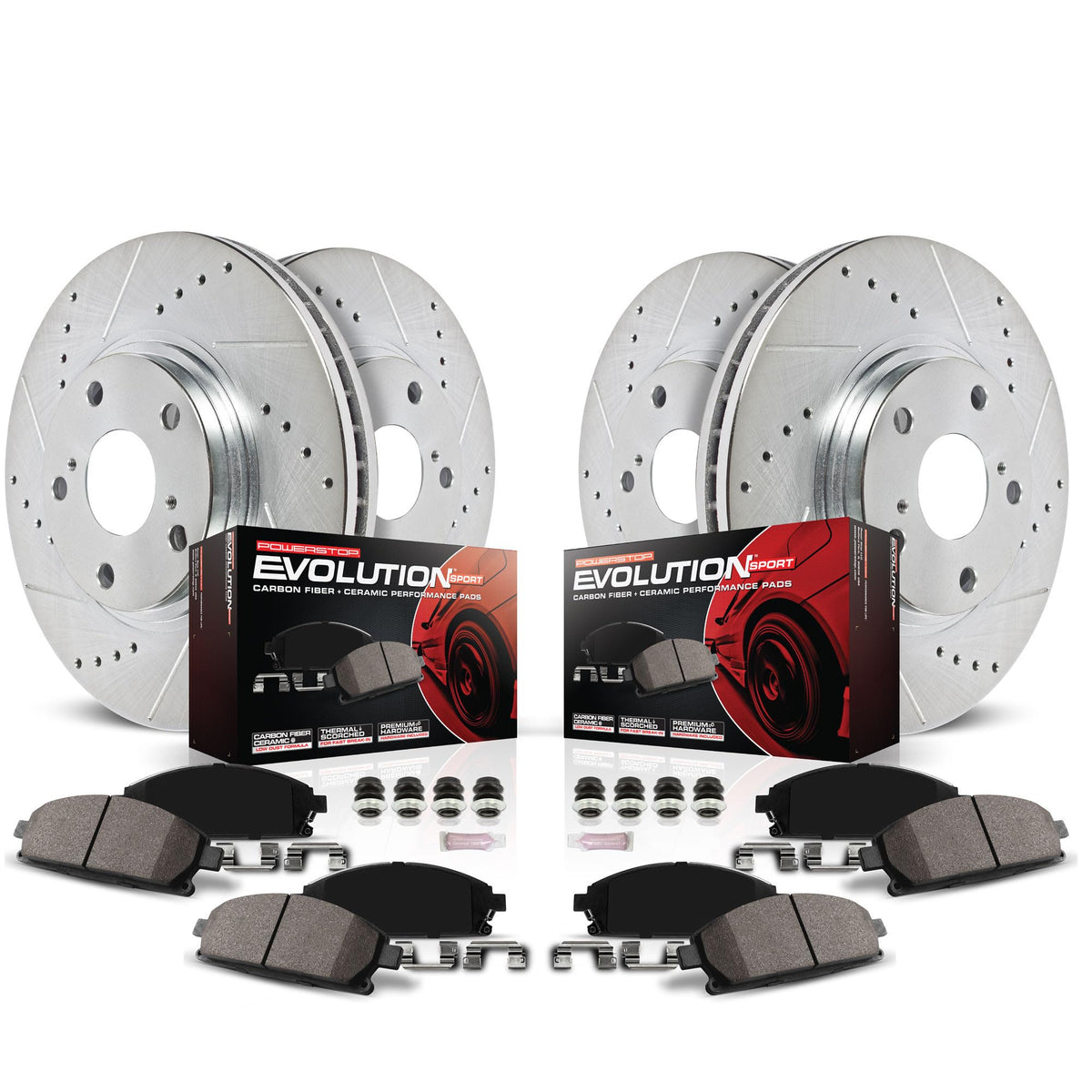 Brake Pad & Rotor Kit Front & Rear S5190