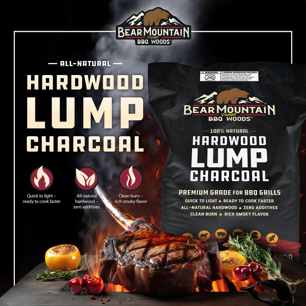 2 Pack Hardwood Lump Charcoal 8.8 Pounds F184247