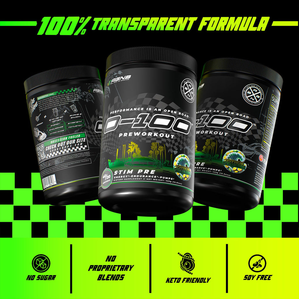 Citrus Tsunami Pre Workout Powder 40/20 Servings V455