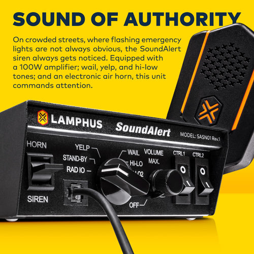 12V 100W Police Siren PA System Kit with Speaker and PTT Mic C940